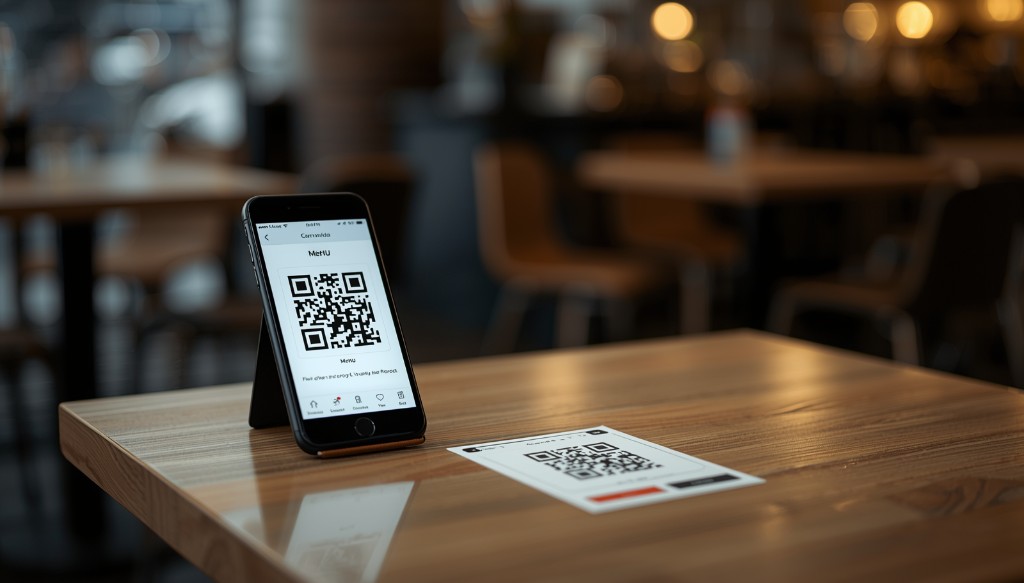 Masada QR kod ile menü